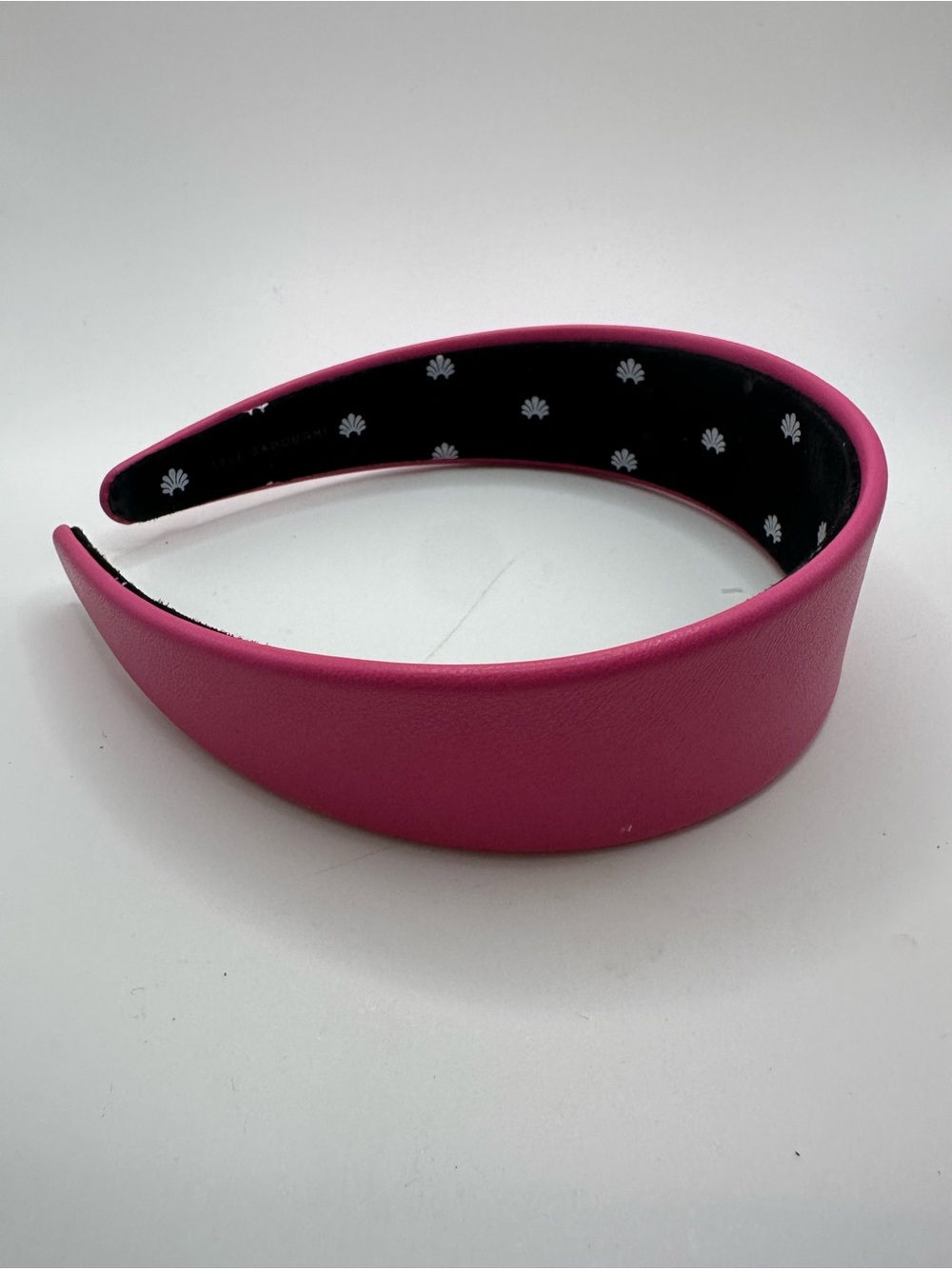 Lele Sadoughi Faux Leather Cher Headband In Pink
